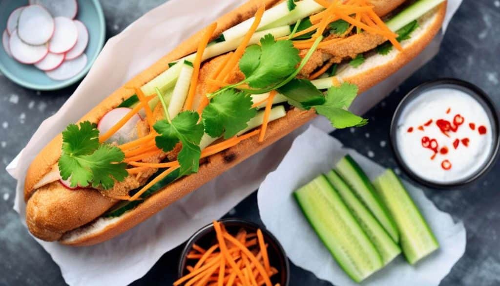Recette de banh mi végétalien : saveurs authentiques et gourmandes