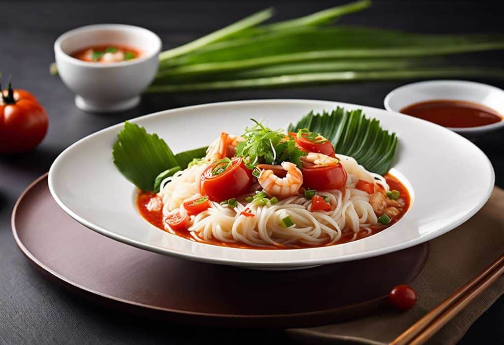Recette de shirataki protéinées à la tomate : savourez la sauce Tom Yam !
