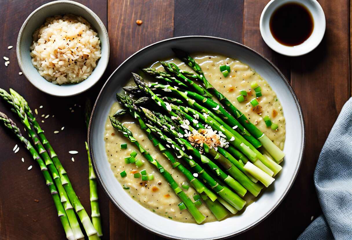 Porridge salé aux asperges à la coréenne : recette et bienfaits