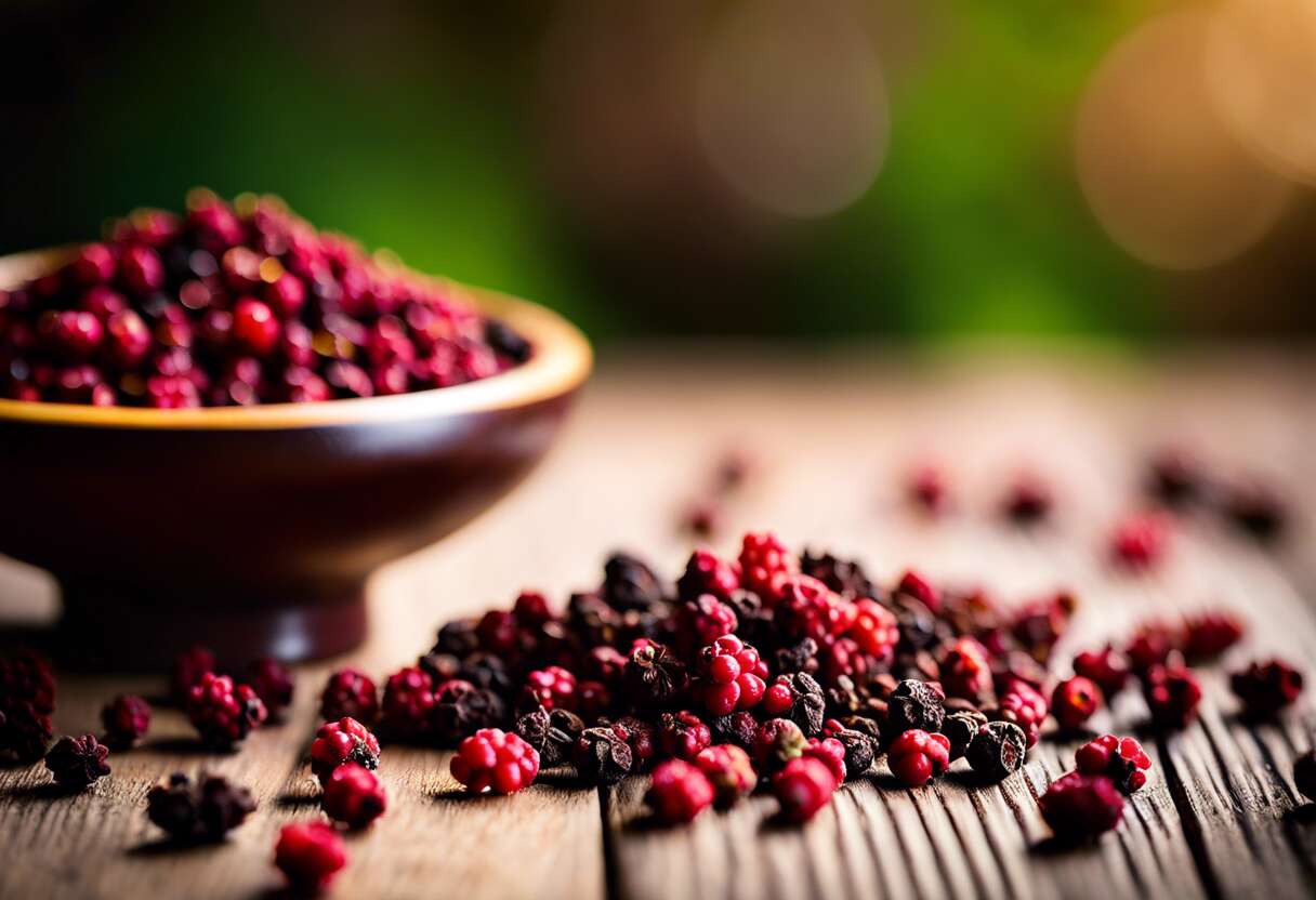 Les caractéristiques uniques des baies de sichuan