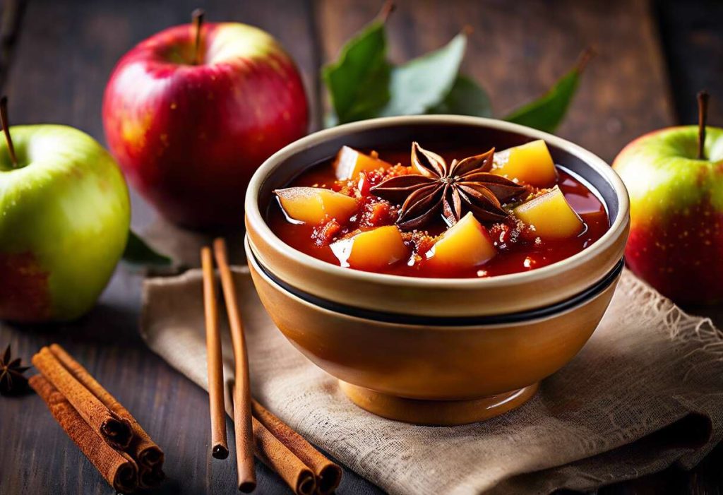 Recette exotique : compote de pommes au piment coréen et à la badiane
