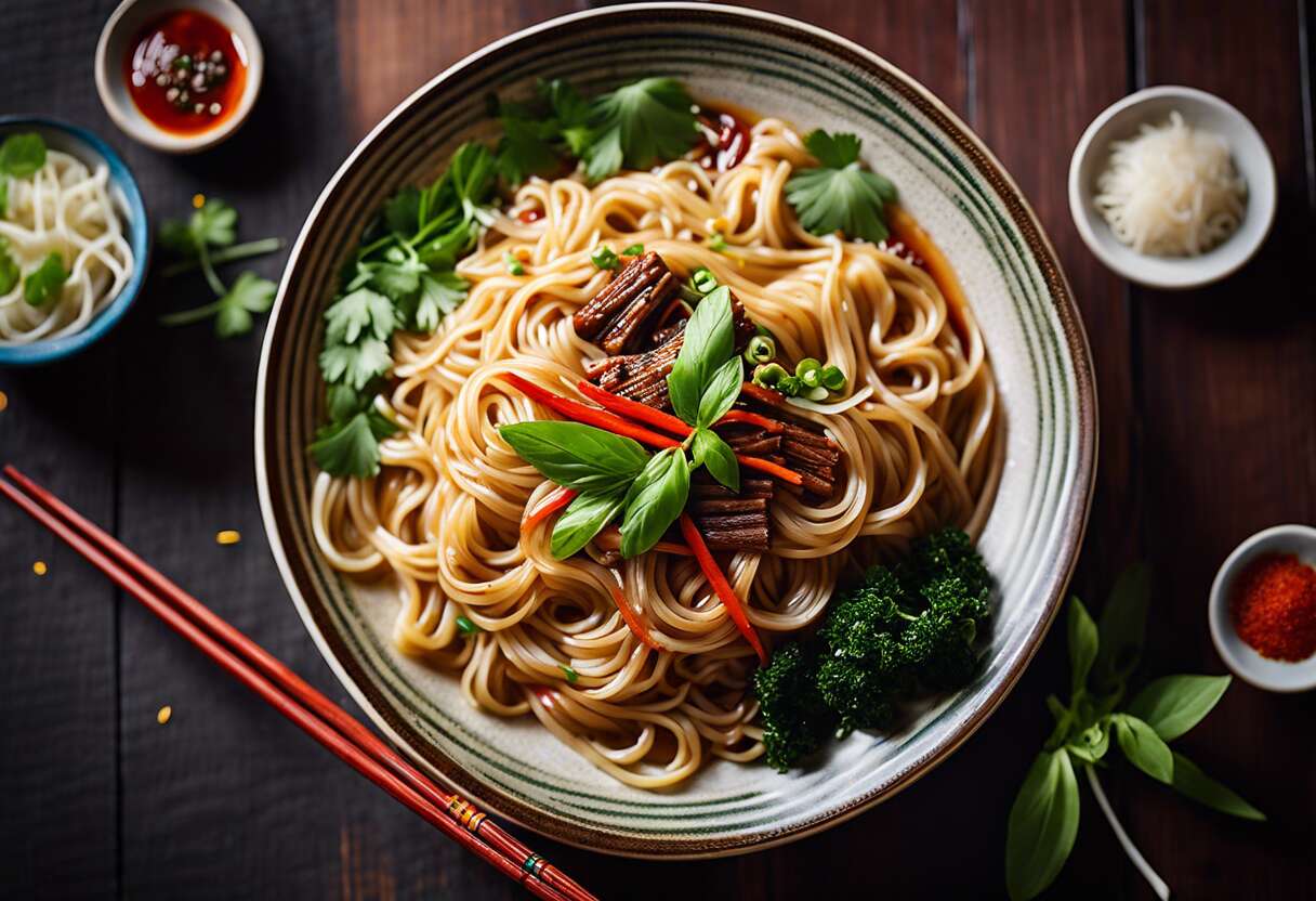 Recettes populaires et modernes à base de nouilles longue vie