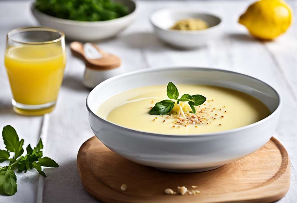 Velouté de chou chinois à la citronnelle : recette asiatique savoureuse