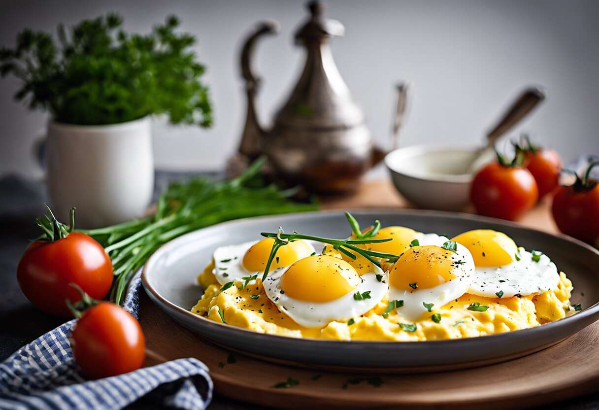 Recette facile : œufs brouillés à la tomate, un classique revisité