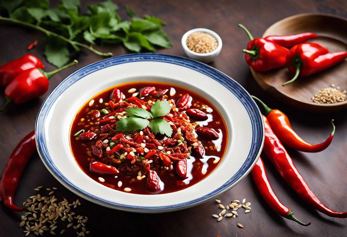 Recette d’huile pimentée chinoise fait maison : saveurs authentiques
