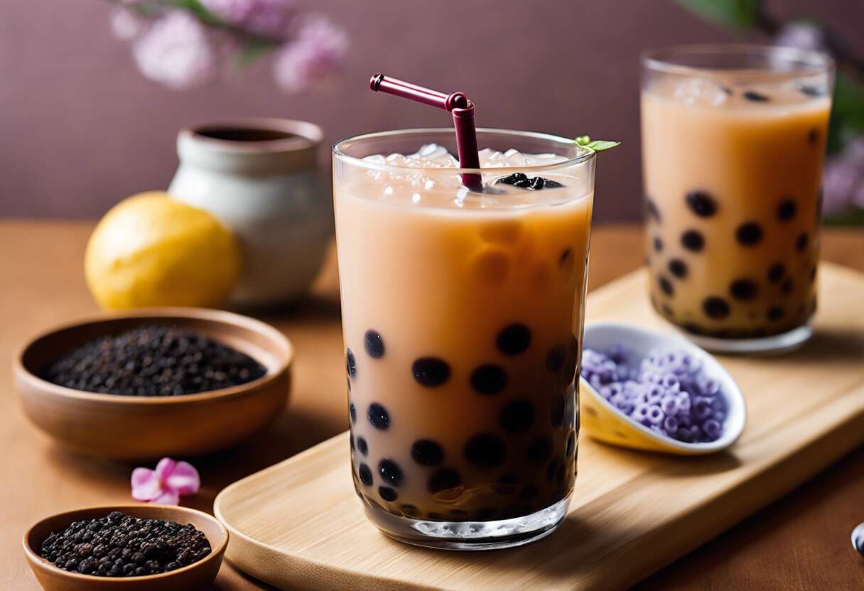 Recette de bubble tea au taro : saveurs authentiques de Taiwan