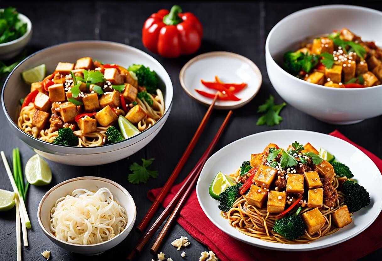Recette facile de nouilles sautées au mapo tofu à ma façon