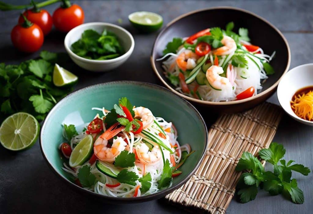 Recette de salade thaï tiède : saveurs asiatiques au menu