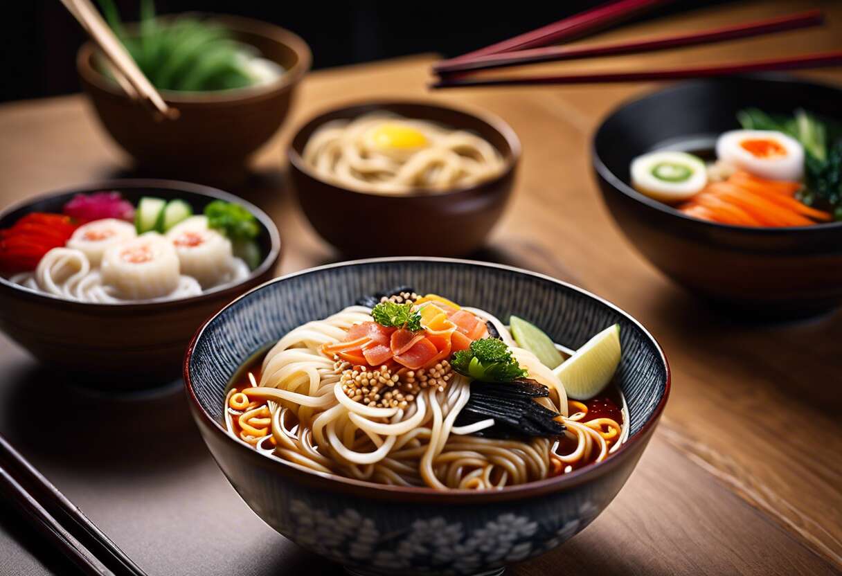 à la découverte des nouilles japonaises : udon, soba et ramen