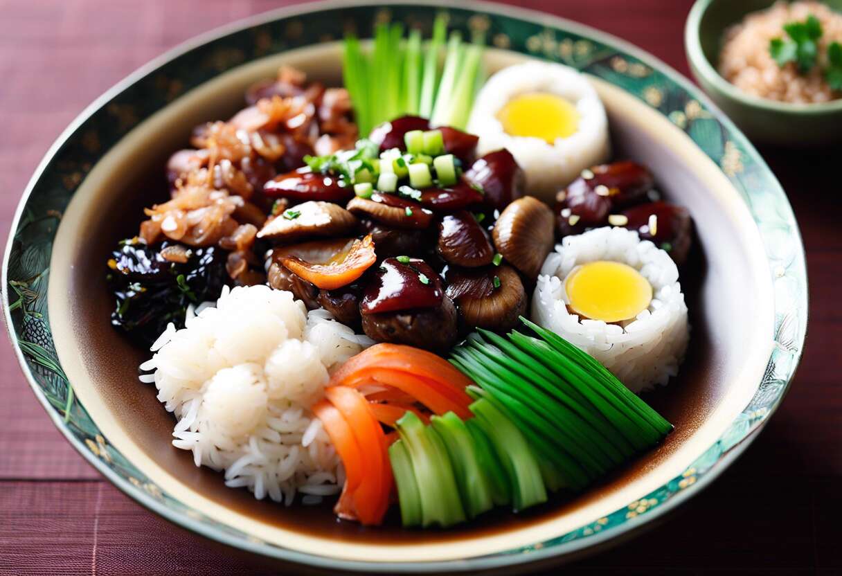 Recette de riz gluant taiwanais Nuo Mi Fan : saveurs d'Asie