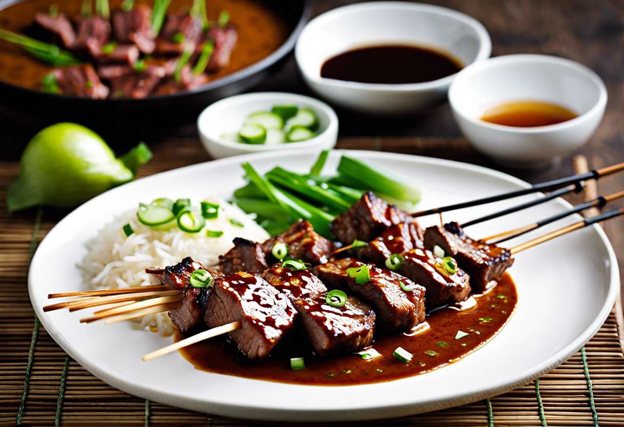 Recette facile et rapide : boeuf au saté pour un dîner savoureux