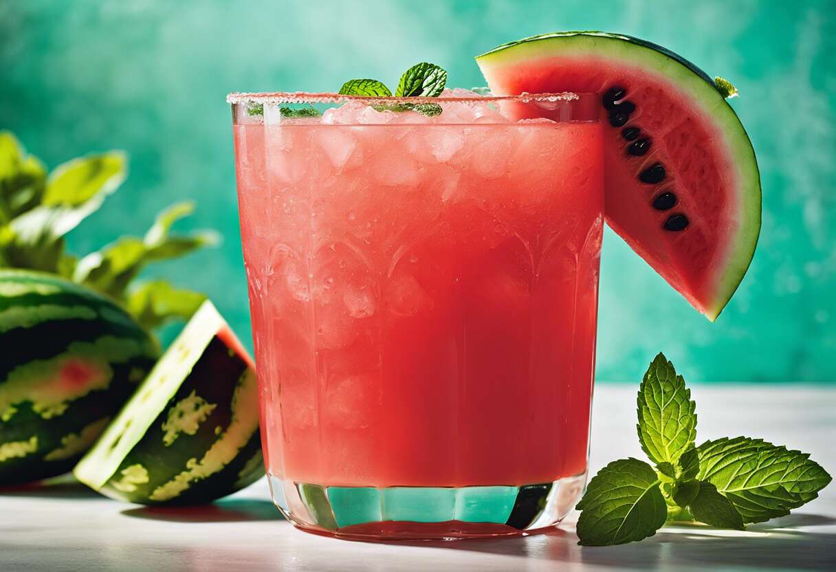 Recette de jus frais de pastèque à la menthe : fraîcheur et bienfaits
