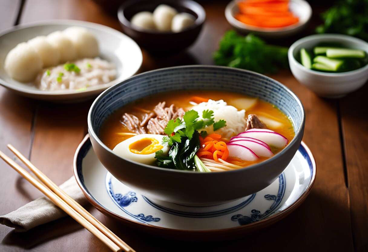 Recette de soupe aux tteok coréens : saveurs de Corée à la maison