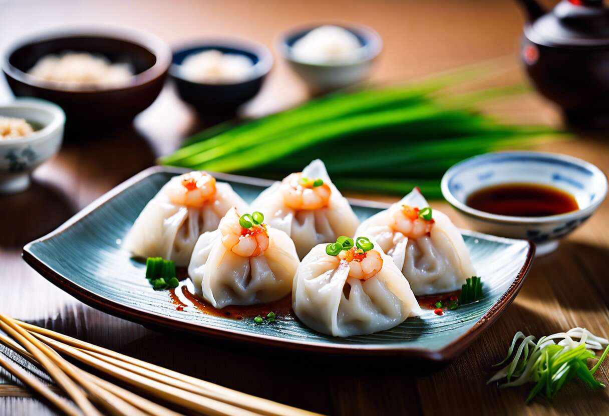 Recette de ha kao : comment faire des raviolis aux crevettes maison ?