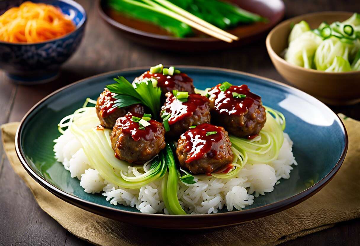 Recette de boulettes de porc à la tête de lion : saveurs chinoises authentiques