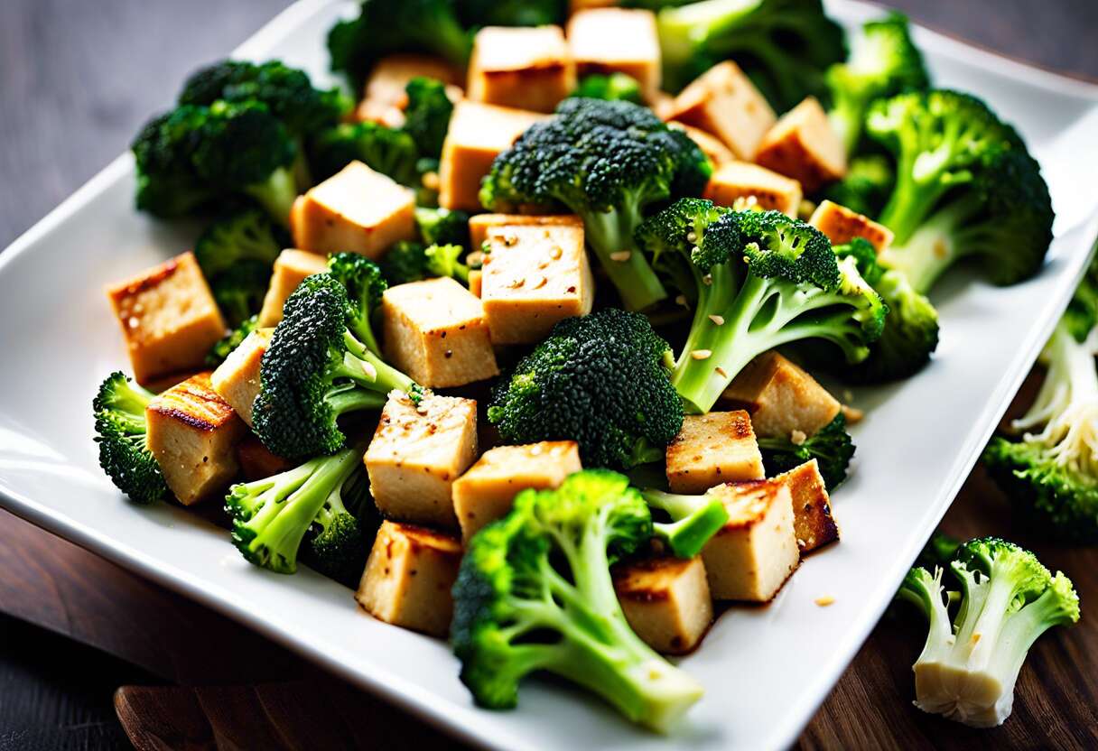 Sauté de brocoli et tofu : recette vegan délicieuse et facile