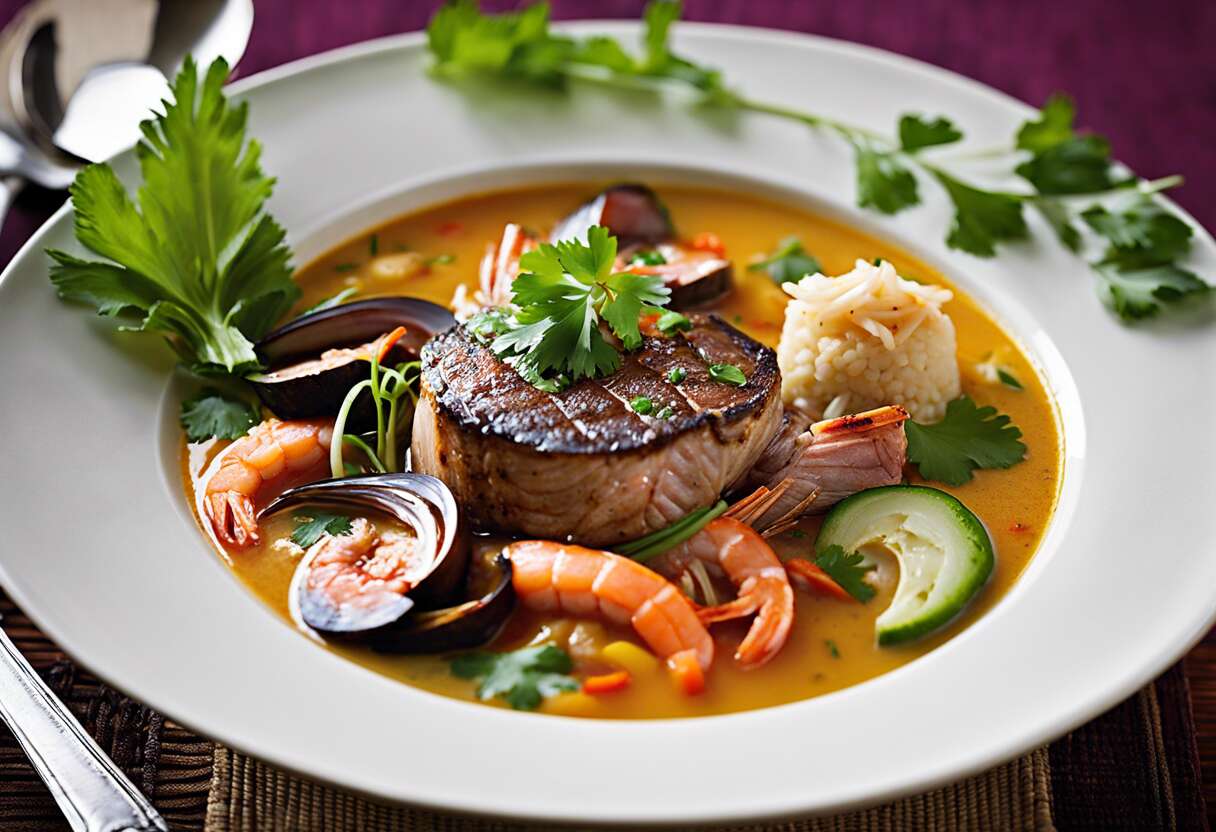 Soupe de Phnom Penh : recette entre terre et mer typique du Cambodge