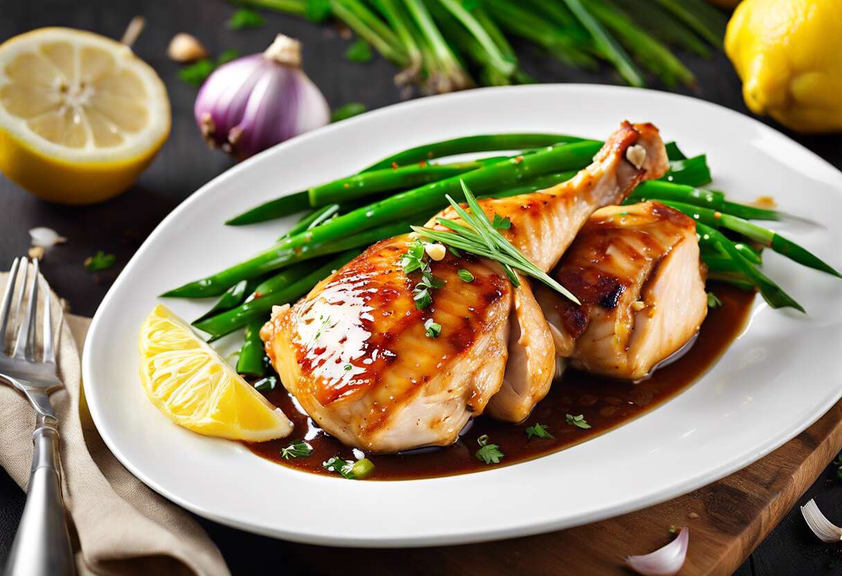 Cuisse de poulet à la citronnelle : recette savoureuse et parfumée