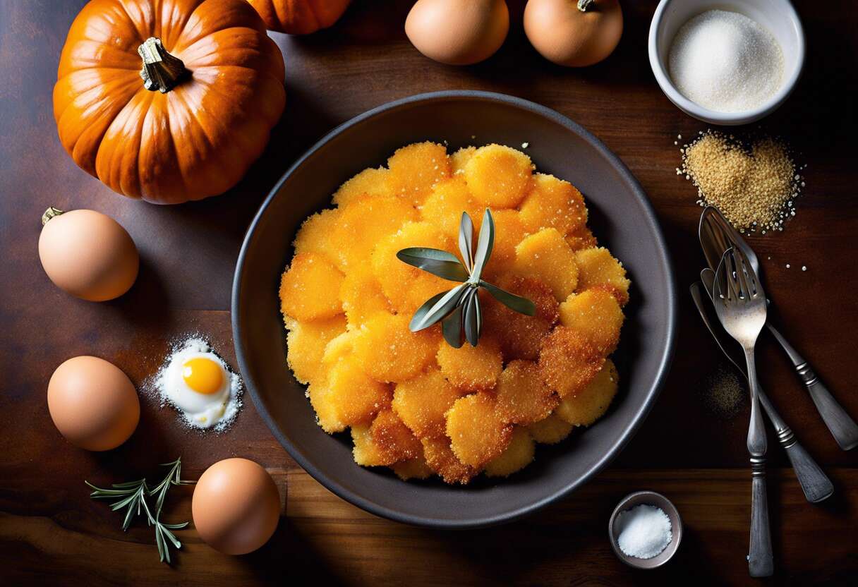 Recette de potimarron rôti pané au panko : croustillance assurée !