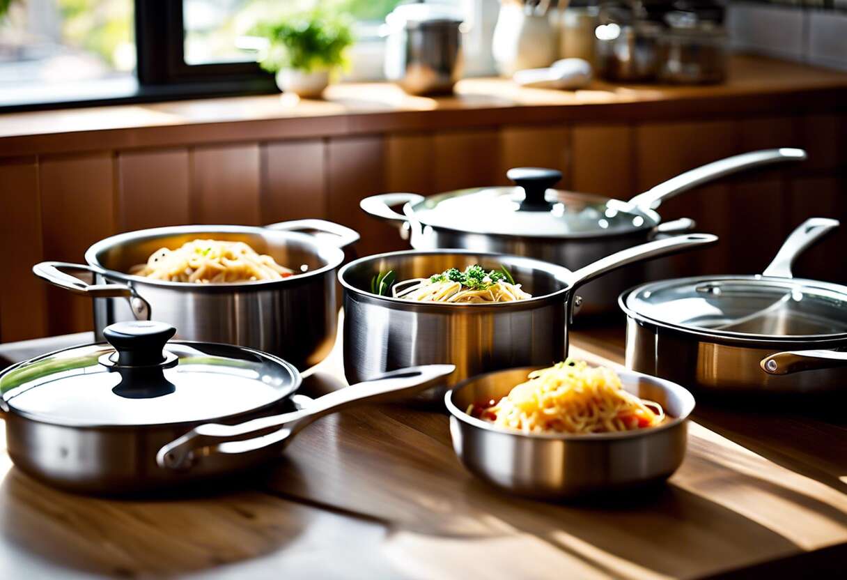 Les marmites et casseroles spécifiques à la cuisine du ramen