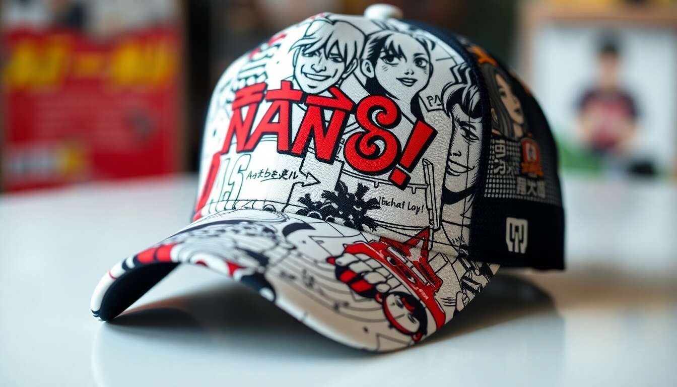 Quelle casquette conviendrait le mieux à un fervent admirateur de mangas ?