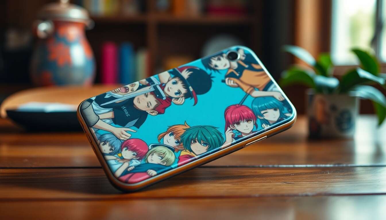 Quelle housse de téléphone plaira sans doute à un amateur de manga ?