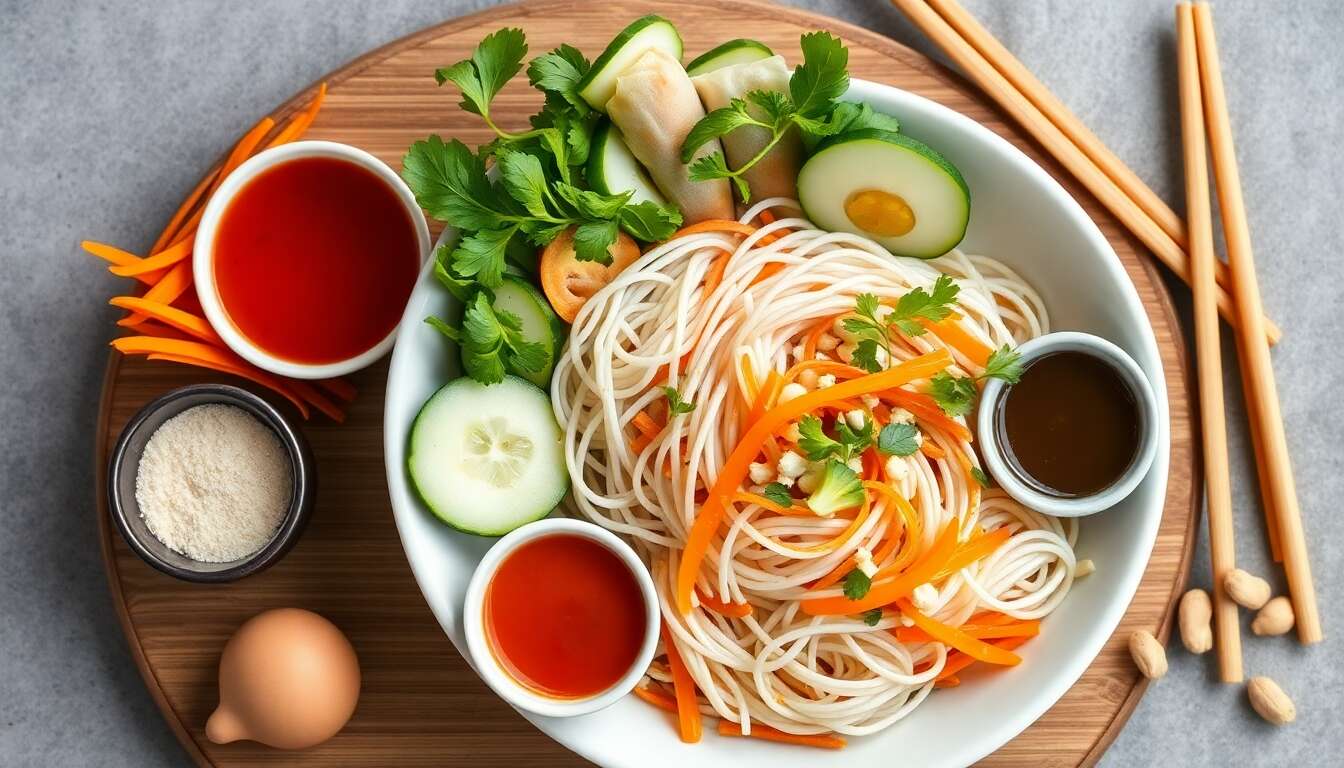 Recette de Bò Bún Veggie : saveurs végétariennes du Vietnam