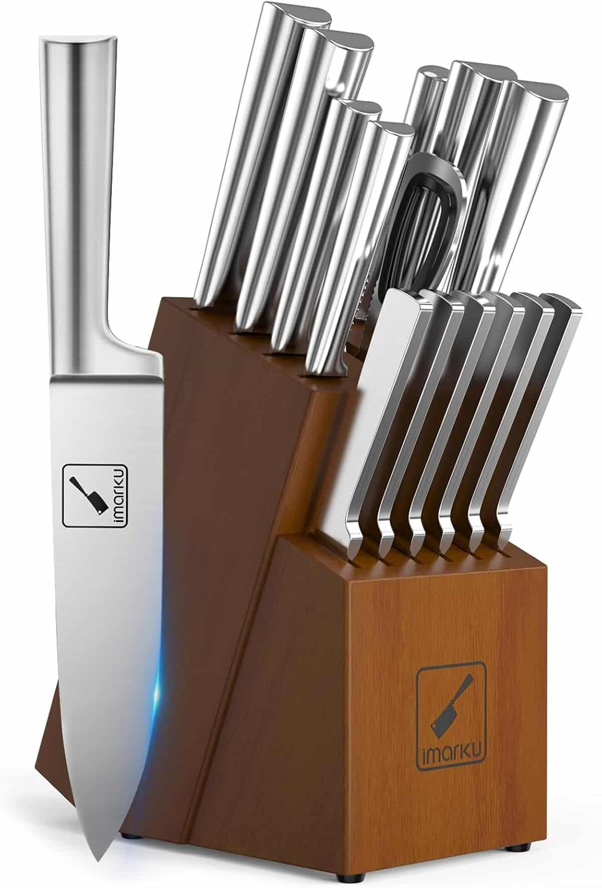 Avis : set de Couteaux Japonais imarku – L'Essentiel pour la Cuisine en 15 Pièces