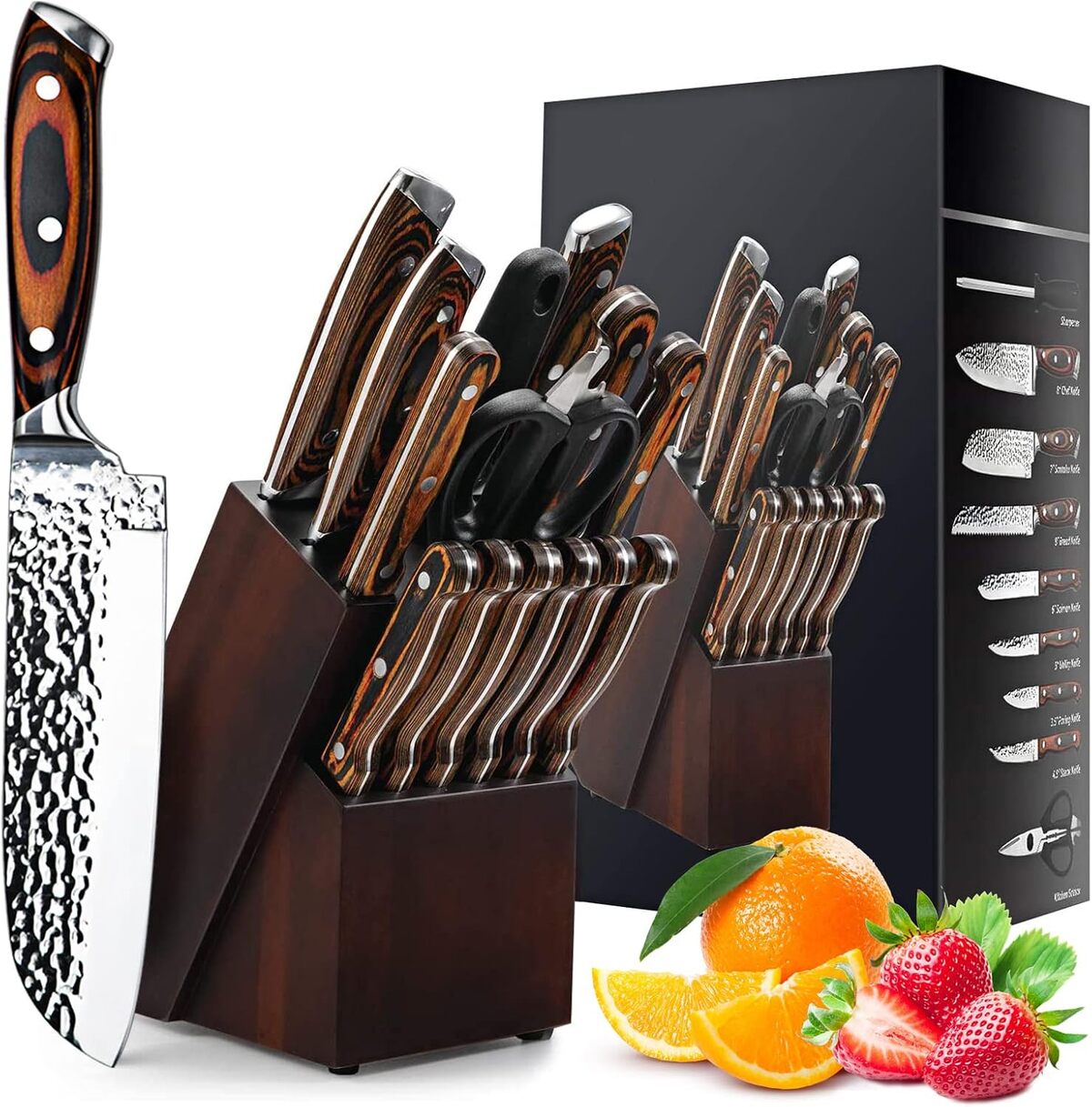 Test Huikaili : évaluation d'un Set de 15 Couteaux de Cuisine en Inox