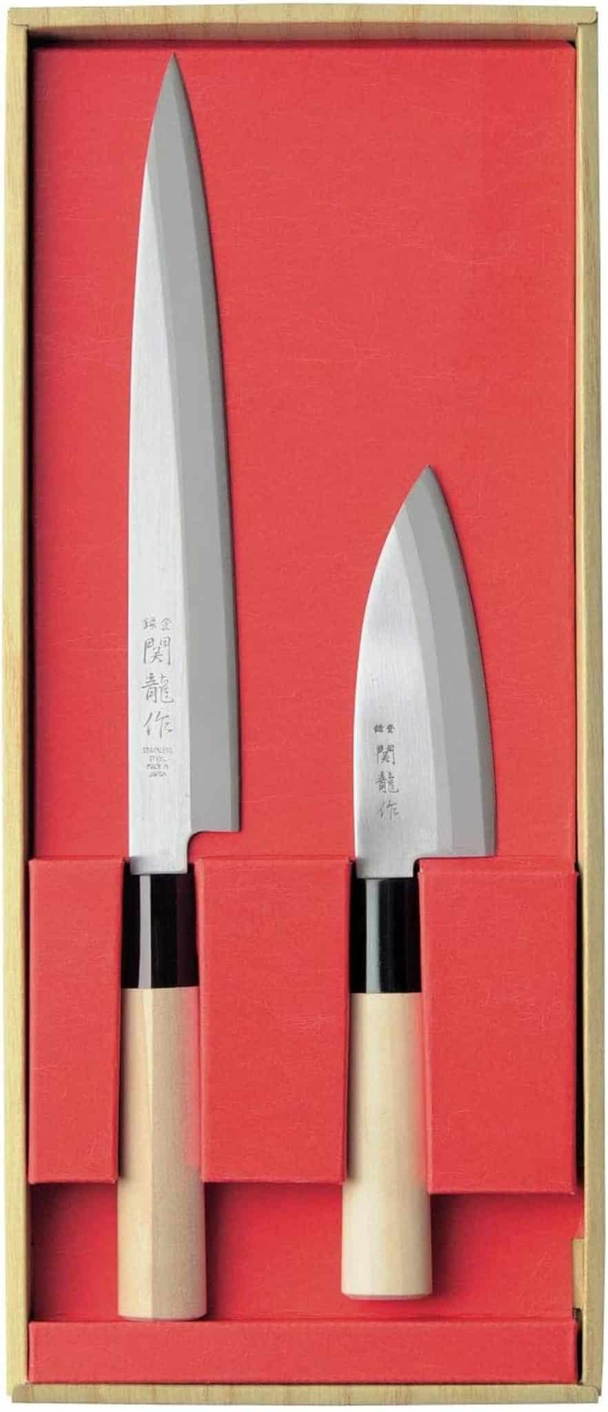 Test Sekiryu : set de couteaux japonais et pierre à aiguiser