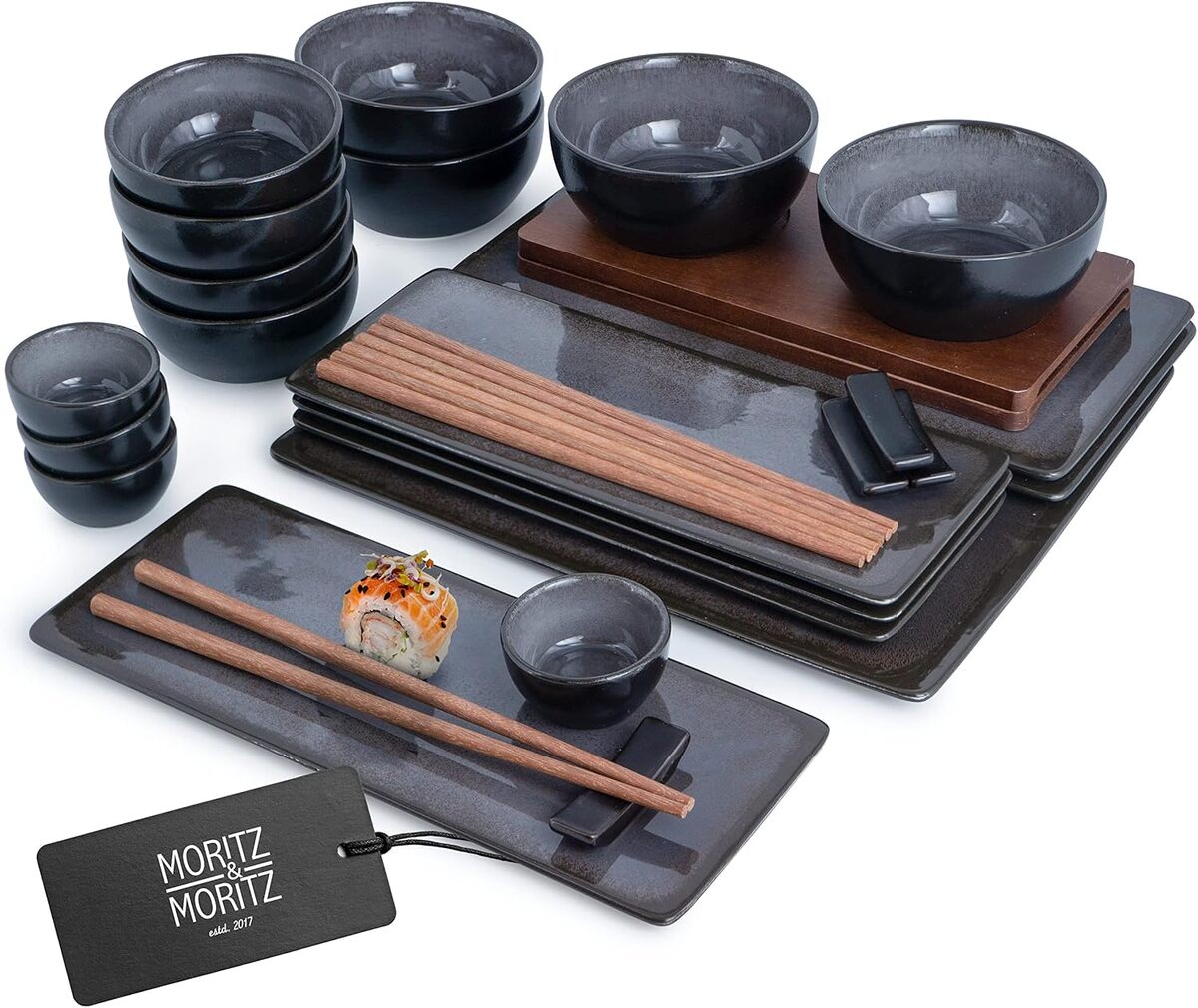 Test Vaisselle Sushi Moritz & Moritz : service Complet Japonais 29 Pièces