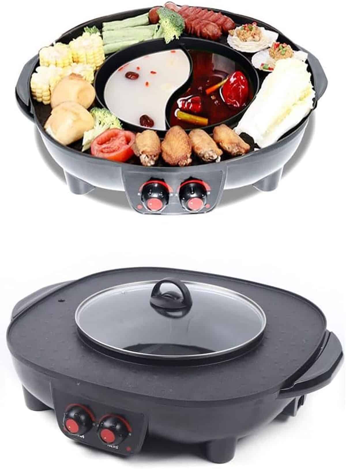 Test du hot pot et gril électrique Hotpot BBQ Grill 2 en 1
