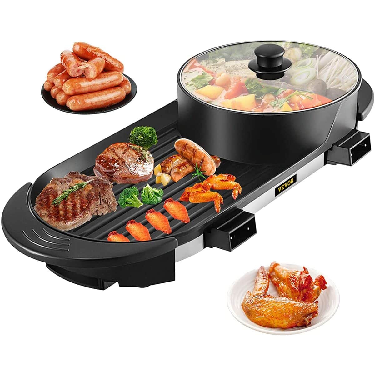 Test VEVOR grills électriques : barbecue 2 en 1