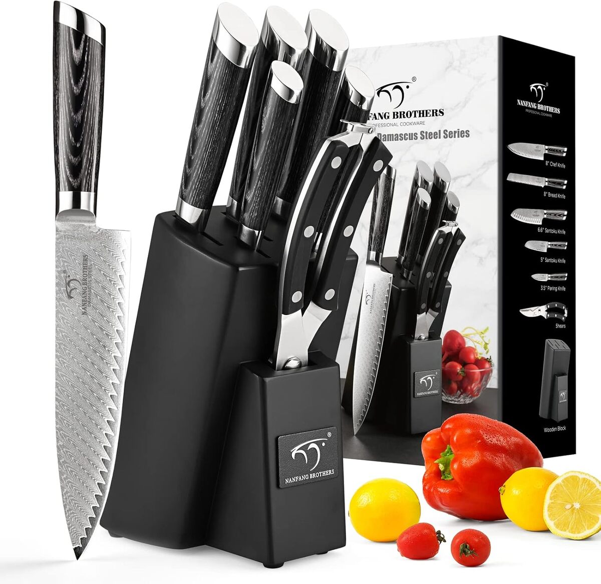 Test des couteaux de cuisine Damas VG10 : performance et élégance