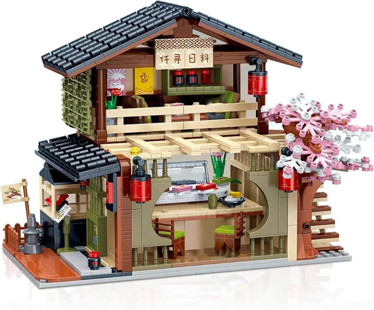 Avis : hallisun Maison de Sushi en Blocs, un kit créatif pour enfants