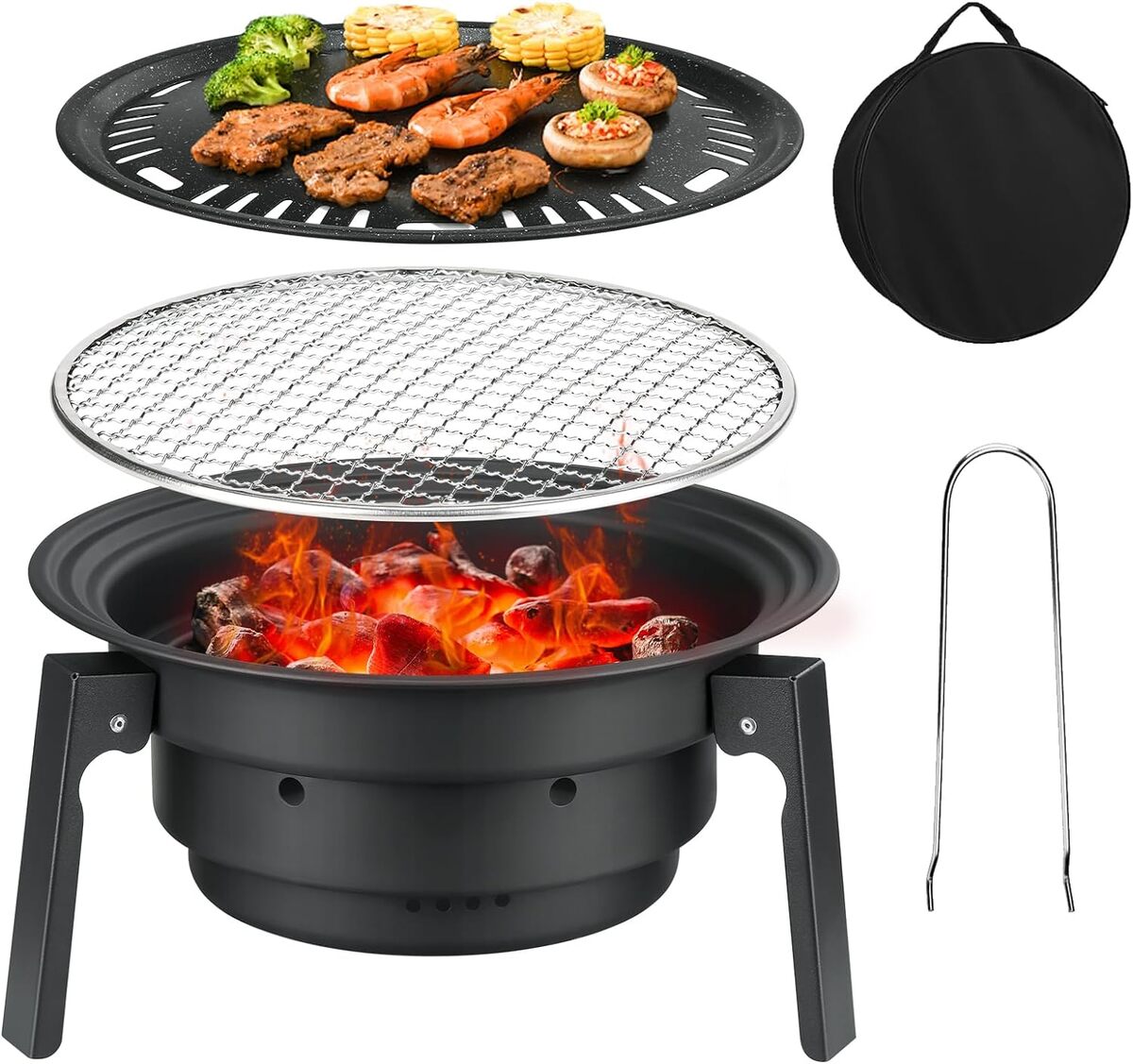 Test du barbecue portable PiqueBar au charbon de bois