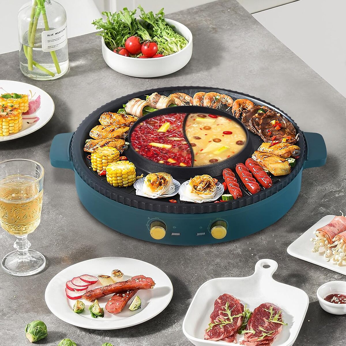 Test : grill électrique 2 en 1 Baoshishan, convivial et performant
