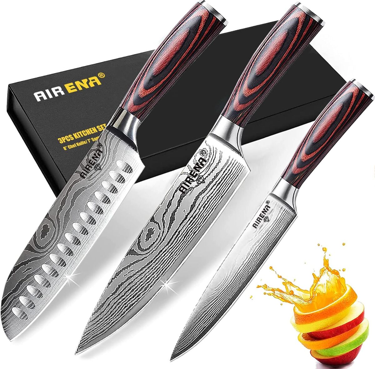 Test des ensembles de couteaux : chef, santoku et utilitaire