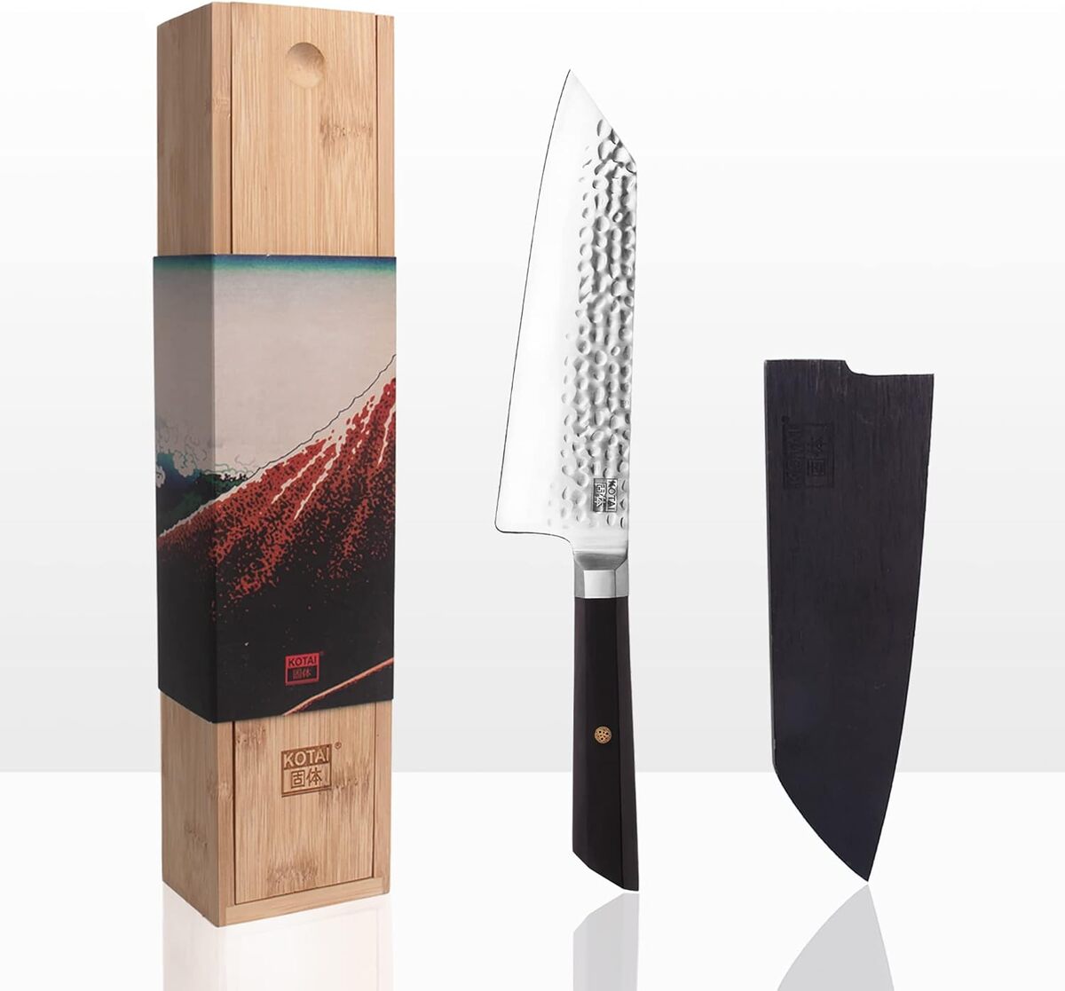 Test du couteau de chef KOTAI Santoku Bunka : performance et élégance