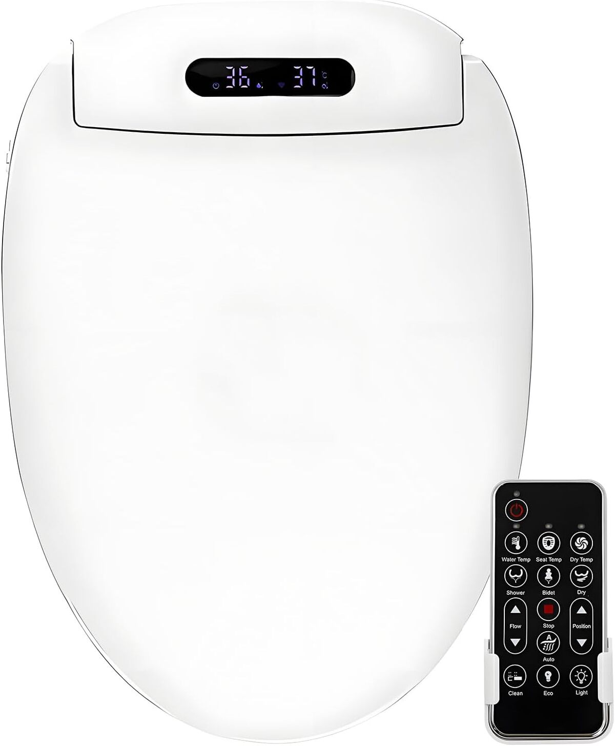 Test du siège de toilette chauffant Bonxrdun avec bidet intégré