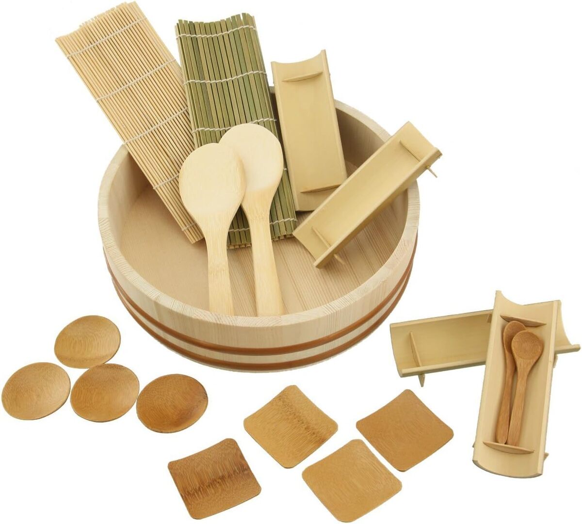 Test du BambooMN Sushi Oke Tub : pack d'accessoires pour sushi
