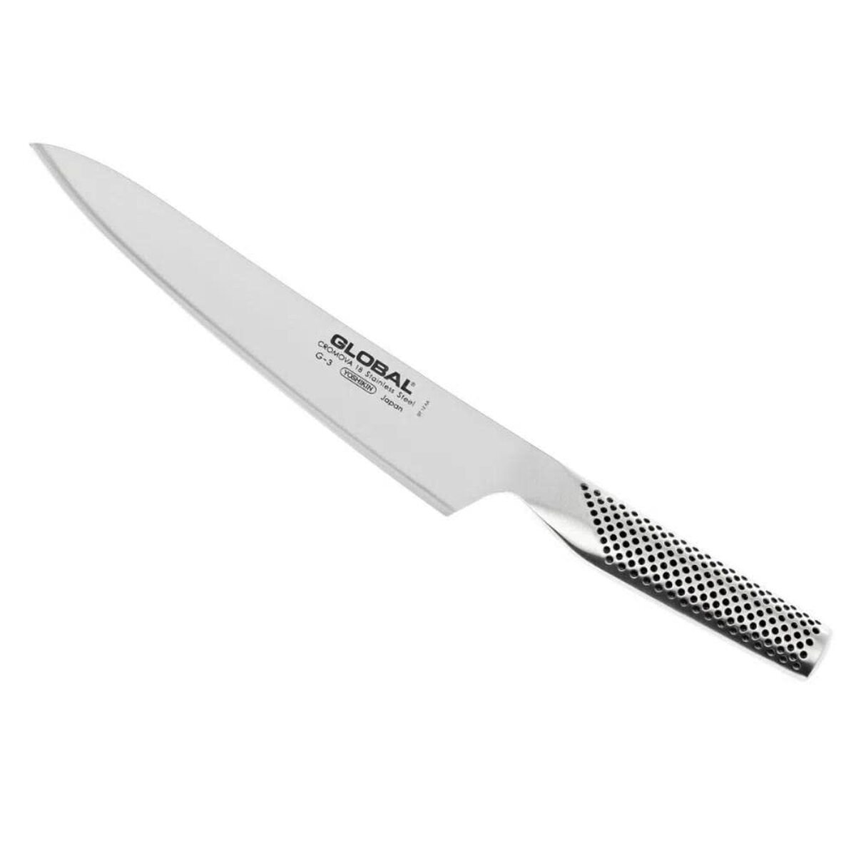 Test du couteau à découper Global G-3
