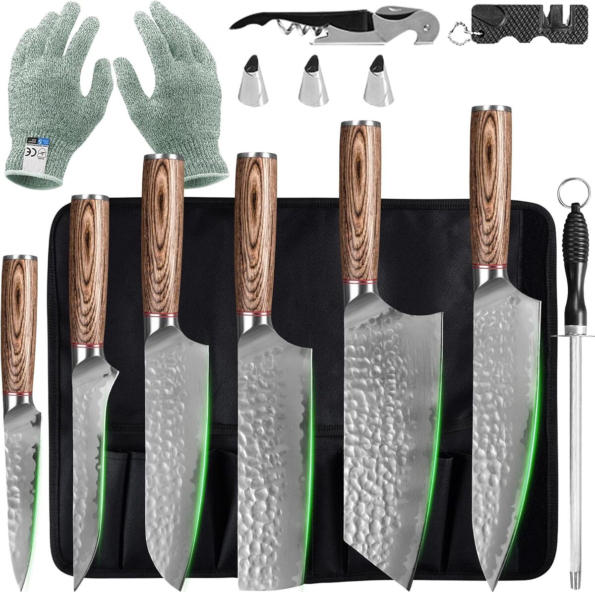 Test du set de couteaux japonais Fullhi 13pcs : efficacité et organisation