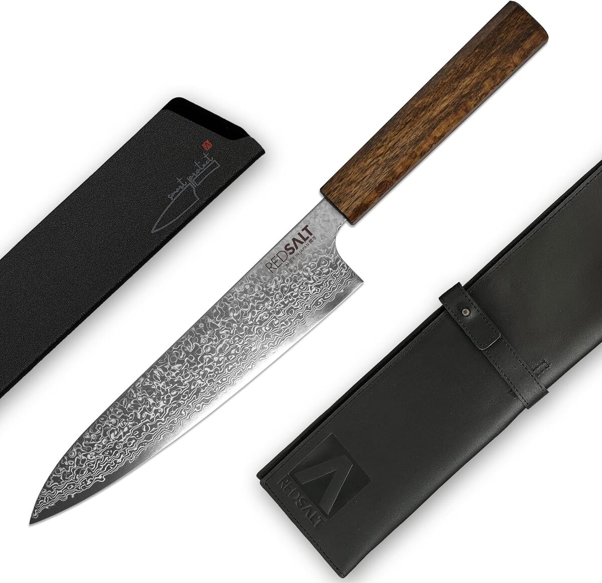 Test : couteau de chef REDSALT Gyuto 20cm en acier damassé