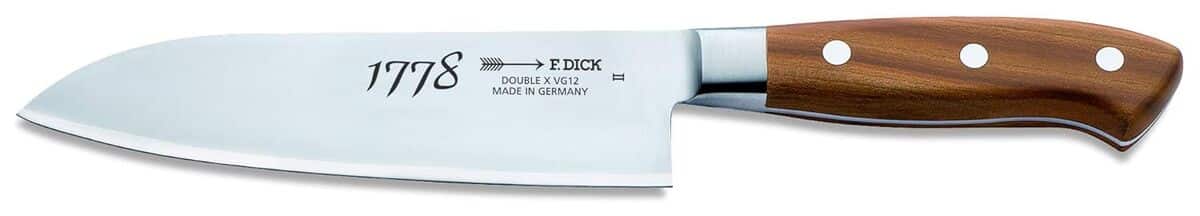 Test : dick GL531 Santoku 17 cm, lames noires
