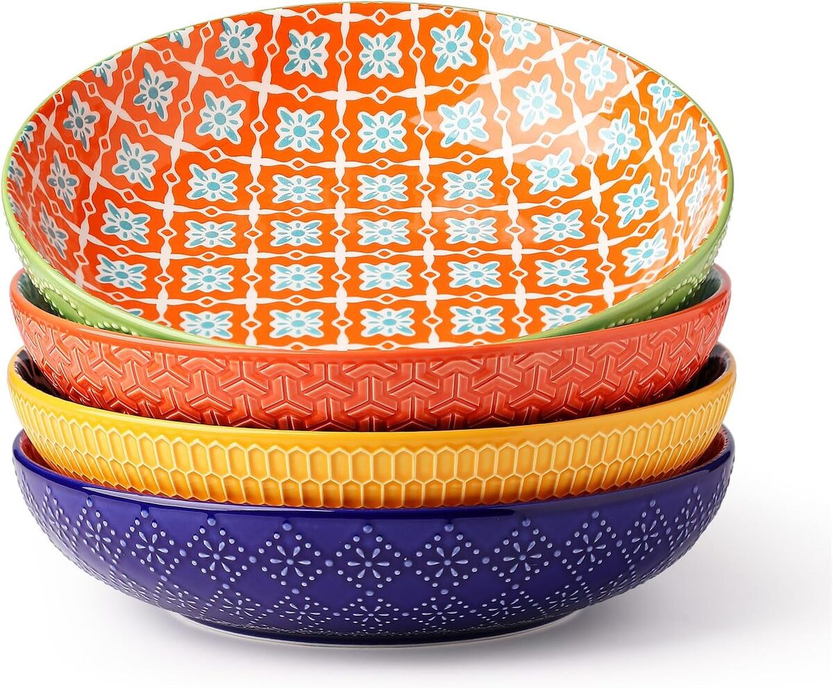 Test des grands bols à pâtes colorés Metahom en céramique