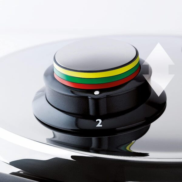 Fissler Autocuiseur INOX, 26 cm, Contenance : 8 litres, Tous Feux Dont Induction, Fonction cuiseur Vapeur, Verrouillage sécurisé, Vitavit Premium