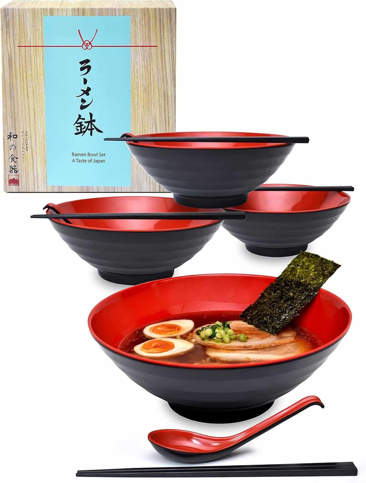 Test : bols à ramen Apex S.K. 1, 4 l et accessoires complets