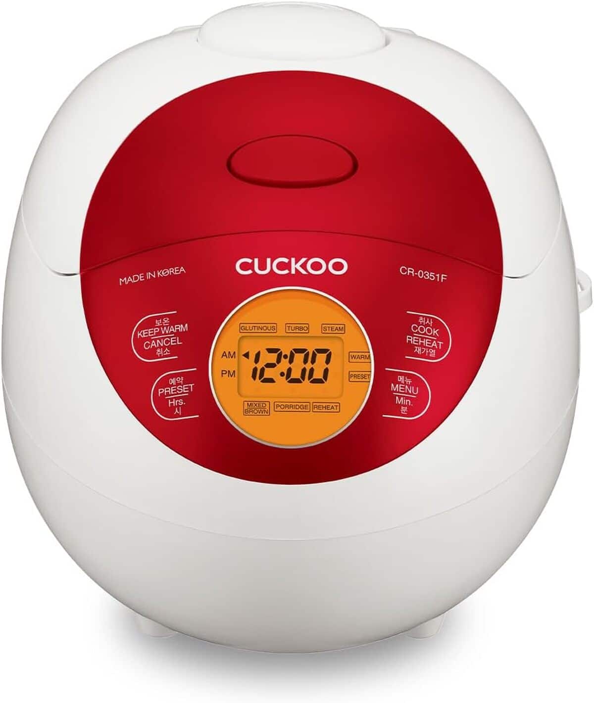 Test : cuiseur à riz électrique Cuckoo CR-0351FR rouge