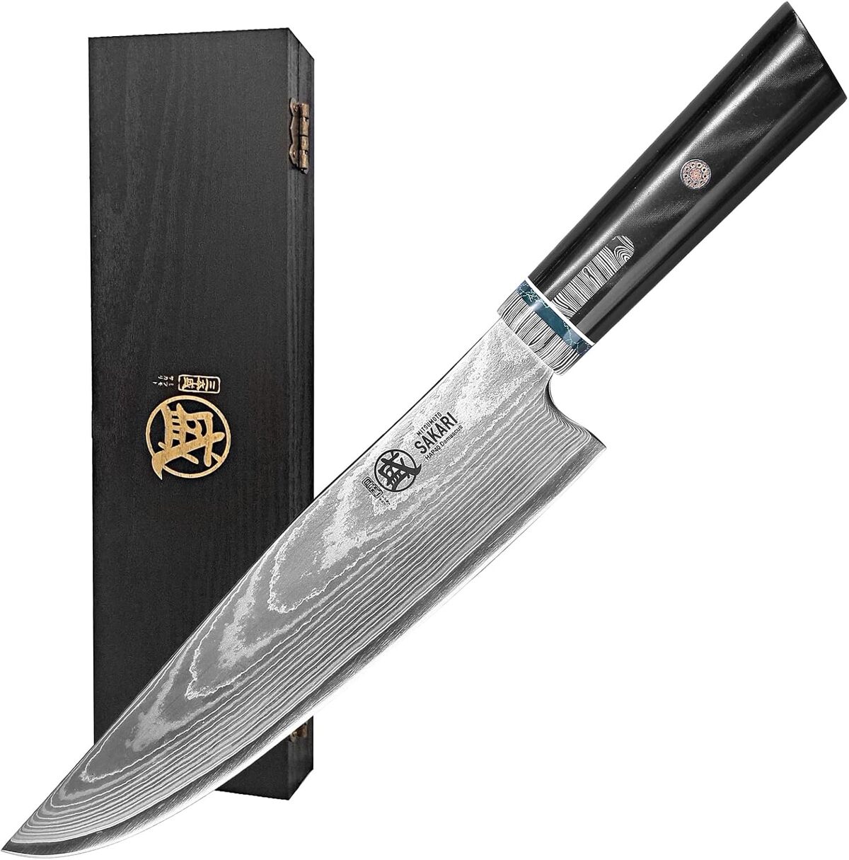 Test du couteau Kiritsuke 20 cm Mitsumoto Sakari